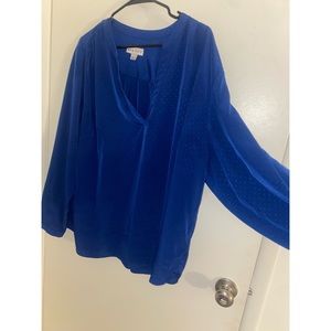 Royal Blue Blouse